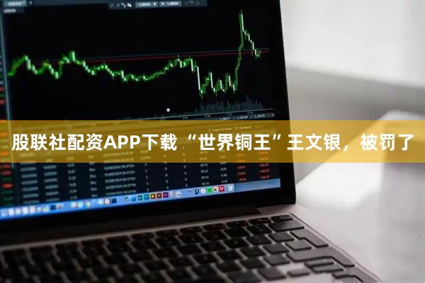股联社配资APP下载 “世界铜王”王文银，被罚了